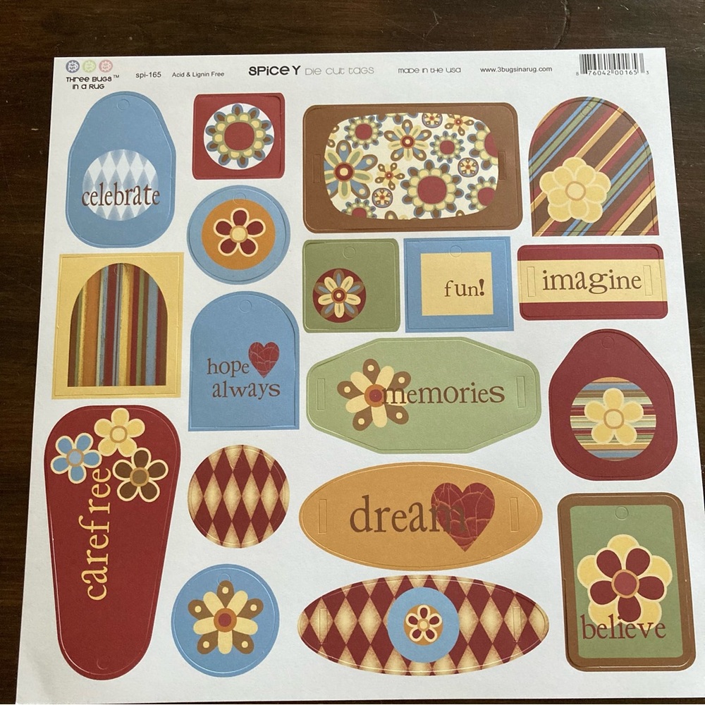 3 BUGS IN A RUG • Scrapbook Kit - Picture 7 of 10